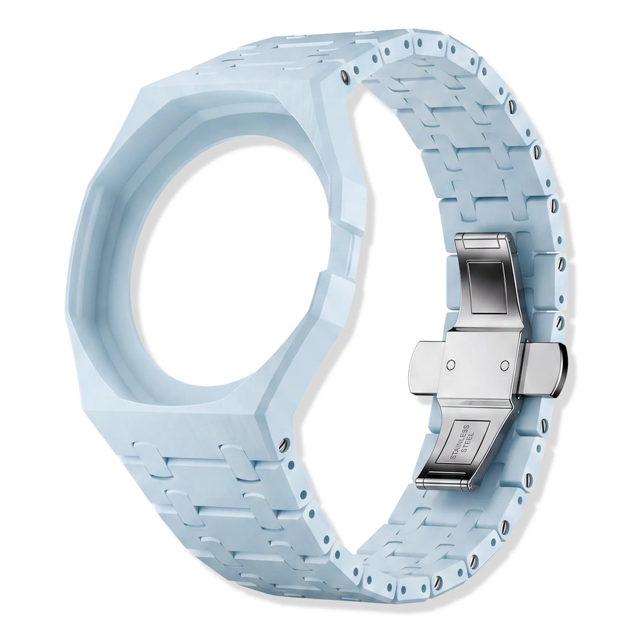 Strap View of Swatch x Audemars Piguet Royal Pop Lan Ba With Bio Ceramic Strap